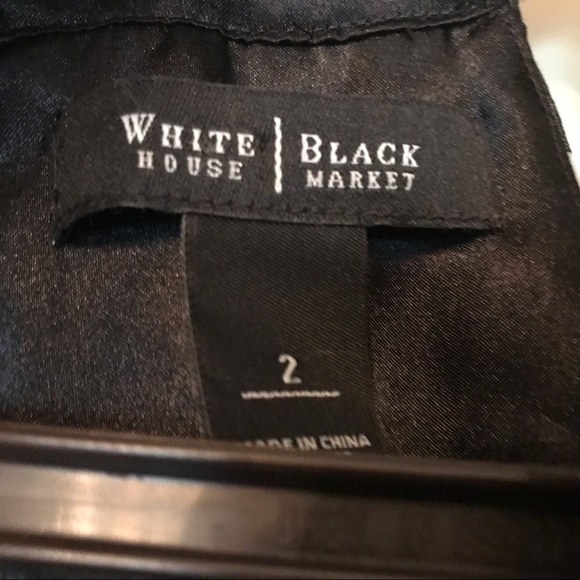 Polka Dot Chiffon White House Black Market Dress - Picture 4 of 4